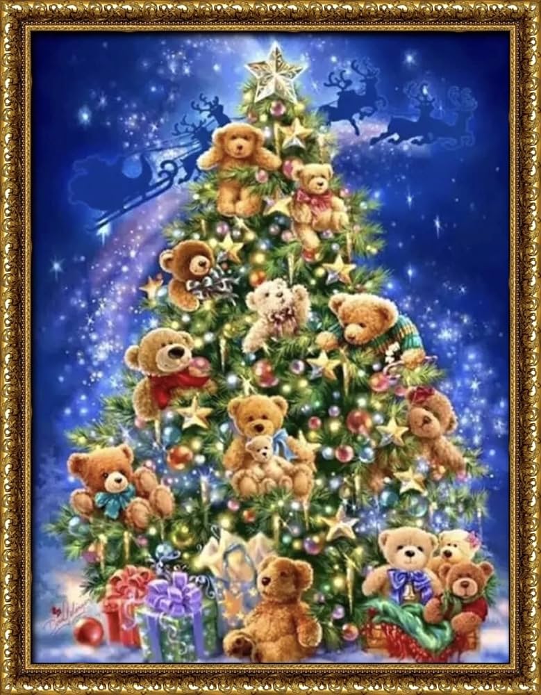 DAC ダイヤモンドアート　クリスマス Amazon | ダイヤモンドアート クリスマス 80x30cm ダイヤモンド